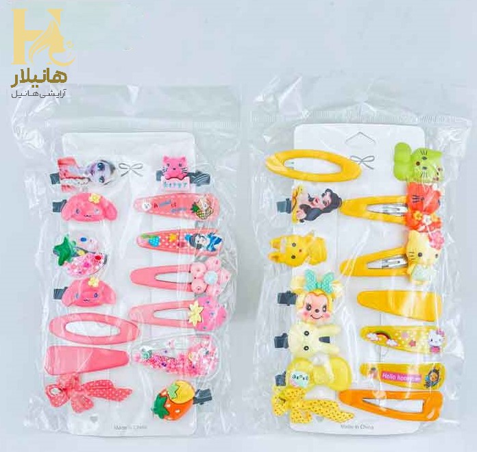 گیره و سنجاق مو فانتزی چهارده عددی